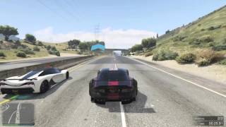 GTA 5 Drag Race FIXED Banshee 900R vs Turismo [upl. by Eekcaj25]