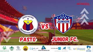 D PASTO VS JUNIOR FC  LIGA BETPLAY DIMAYOR  AUDIO EN VIVO [upl. by Acenahs]