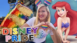 Celebrating PRIDE Month At Disney World Snacks amp Facts In Disney Springs  Gideons Homecomin [upl. by Prosser]