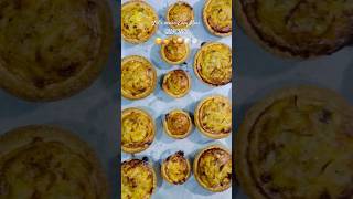 Quick amp Easy Chicken Cheese Mini Quiches easyrecipe food recipe shorts viralshorts trending [upl. by Arataj]