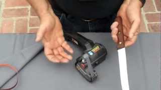 Serrated Knife Sharpening using the Work Sharp Knife Sharpener [upl. by Arde]