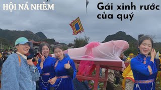 Cực sốc cảnh rước CỦA QUÝ khổng lồ để tế thần linh rừng núi  HỘI NÁ NHÈM 2024 [upl. by Brotherson523]