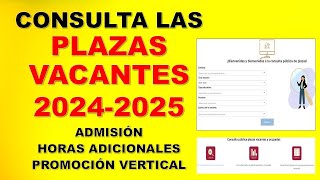 Sistema Abierto y Transparente de Asignación de Plazas SATAP Consulta las plazas vacantes 20242025 [upl. by Secnarfyram]