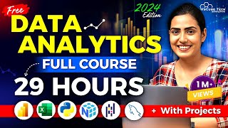 Data Analytics FULL Course for Beginners to Pro in 29 HOURS  2024 Edition [upl. by Sitarski]