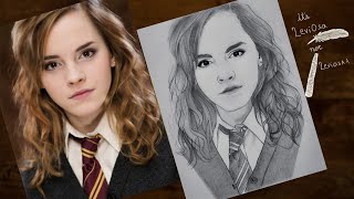 How to draw Hermione Granger from Harry Potter step by step  Emma Watson  YouCanDraw [upl. by Narcissus287]