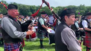 2024720 Glasgow Lands Scottish Festival Northampton MA  Opening ceremonies Scotland the Brave [upl. by Anirret]