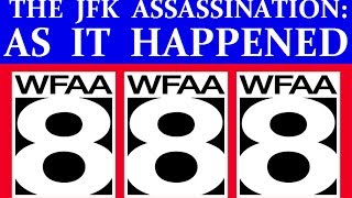 JFKS ASSASSINATION WFAATV DALLAS COVERAGE PART 1 [upl. by Schlosser]