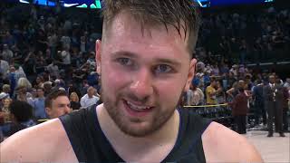 Luka Doncic PostGame Interview  Oklahoma City Thunder vs Dallas Mavericks [upl. by Grefer]