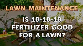 Is 101010 Fertilizer Good for a Lawn [upl. by Nations242]