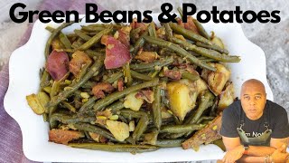 How To Make Southern Style Green Beans and Potatoes  Easy amp Delicious Side Dish [upl. by Noteek]