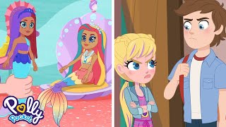 Polly Pocket Full Episodes  Pierce Ruins the Mermaid Queen Show 🧜🏻‍♀️  30 Minutes  Kids Movies [upl. by Nievelt]