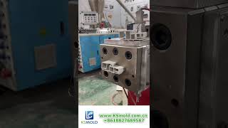 PVC frame architrave panel profile mould mold tool tooling template testing debugging trial  KSMOLD [upl. by Masuh]