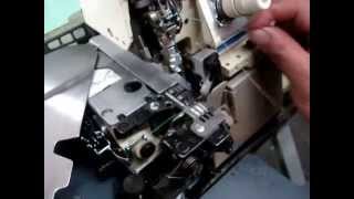 Juki MO2516 6 thread overlock Merrow demo [upl. by Walling]