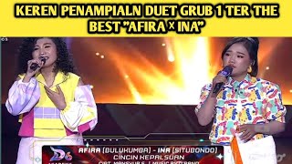 AFIRA × INA ● DUET KEREN MALAM FINAL AUDITION DANGDUT ACADEMY 6 [upl. by Eirb]