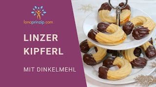 Linzer Kipferl schnell und einfach backen mit wenig Zutaten [upl. by Ehcsrop]