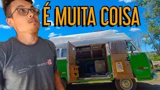 CONSTRUINDO UMA CASA NA KOMBI EM TEMPO RECORDE Ep138 [upl. by Wharton]