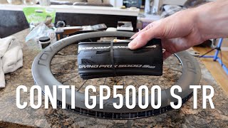 Continental GP 5000 S TR  Tire Choice and Mounting  Project Tarmac [upl. by Labaw877]