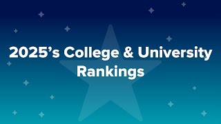 2025’s College amp University Rankings [upl. by Akienom965]