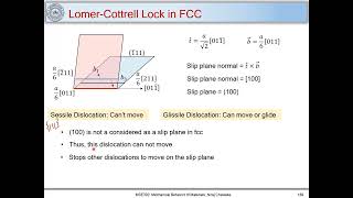 45 Lomer Cottrell locks [upl. by Janetta]