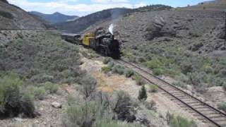 Nevada Northern RR Steam Runby Scurve 2010 [upl. by Quarta244]