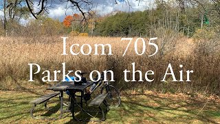 Icom 705 and Hyendfed Mini Parks on the Air Activation [upl. by Farrel]