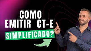 COMO EMITIR CT e SIMPLIFICADO [upl. by Ella]