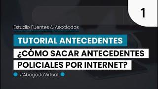 🔥ACTUALIZADO🔥 ¿Cómo sacar antecedentes policiales en Perú 2022 ►Antecedentes policiales online Perú [upl. by Stromberg]