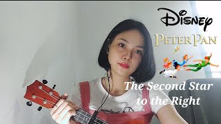 The Second Star to the Right Ukulele Cover  Jesse McCartneyDisney Peter Pan [upl. by Mariandi]