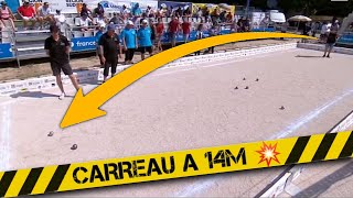 6 tirs incroyables en pétanque entre 9m80 et 14m 😮😯😲😳 [upl. by Adehsar]