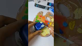 Painting on earbuds case 🎧creative diy painting [upl. by Lihp]