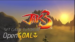 Jak 3 Open Goal set up Tutorial if setgame doesnt work [upl. by Neerom263]