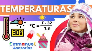 Conversión de Unidades de Temperatura  Ejercicios °C °F K paso a paso [upl. by Aitnohs850]