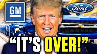 HUGE NEWS Donald Trump SHOCKING WARNING To All EV Makers [upl. by Fortune]