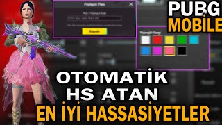 SİZLER İÇİN EN İYİ HASSASİYETİ YAPTIM HER CİHAZA UYUMLU KONTROL VE HASSASİYET  PUBG MOBİLE [upl. by Fronnia]