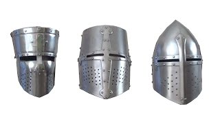 Crusader helmets [upl. by Ecneret558]