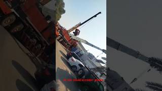 50 TON CRANE ACCIDENT IN JEDDAHshortsvideo automobile cranemachine construction [upl. by Judon]