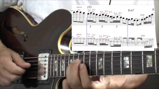 Larry Carlton  Room335 1st fast part of solo cover with tab and guitar lesson [upl. by Notnirb]