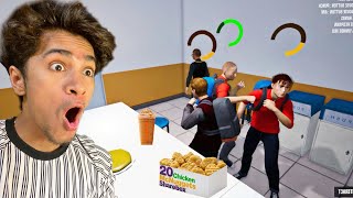 Food Fight Inside Cafeteria 😂 Bad Guys School Part 3 [upl. by Yuzik]