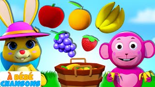 La chanson des fruits  Apprendre les fruits  Comptines  Chanson pour enfants  À Bébé Chansons [upl. by Glori]