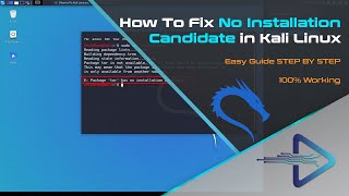 How To Fix No Installation Candidate in Kali Linux  100 Working [upl. by Tolman937]