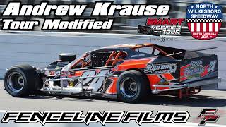 Andrew Krause Smart Modified Tour North Wilksboro Speedway 2024 [upl. by Itsym900]