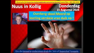 Overbergskool Moord op leerling verskeie vrae duik op [upl. by Avivah]