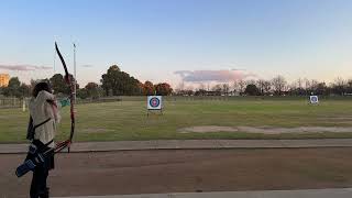 Archery evening practice recurve barebow 06082024 part 1  body and mind [upl. by O'Connor]