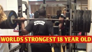 250 KG Squat X2  18 year old prospect  Zake Muluzi  The Malawian Monster [upl. by Tehcac]