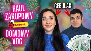 Haul zakupowy🐞 Nasz Sylwester🎉 Domowy vlog🌱 Gosia i Miłosz Vlog [upl. by Balliol]