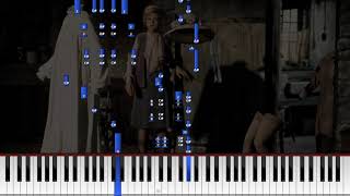 Bedknobs and Broomsticks  quotSubstitutiary Locomotionquot Piano Synthesia Tutorial [upl. by Jaquiss720]