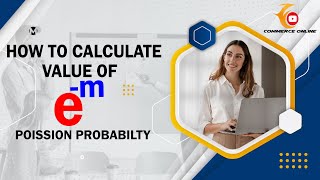 how to calculate e value in Poisson probability  Euler constant value from calculator [upl. by Hairacaz]