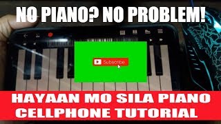 HAYAAN MO SILA PIANO CHORDS  Ex Battalion   SMARTPHONE TUTORIAL [upl. by Hanschen]