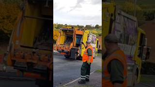 Bin Lorry Driving Around And Reversing In Dacorum bintruck garbagetruck [upl. by Merrily]