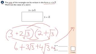 GCSE 91 Surds KS3 Maths AS Pure Maths Revision GCSE Further Maths AQA Level 2 [upl. by Undine992]